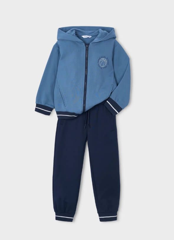 Ensemble jogging et veste bleu- 4804