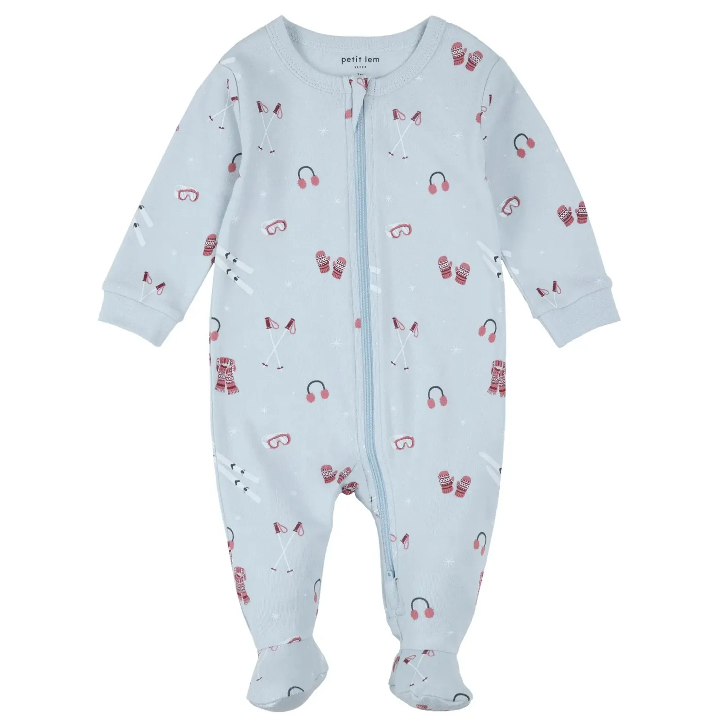 Pyjama ski bleu poudre P36B