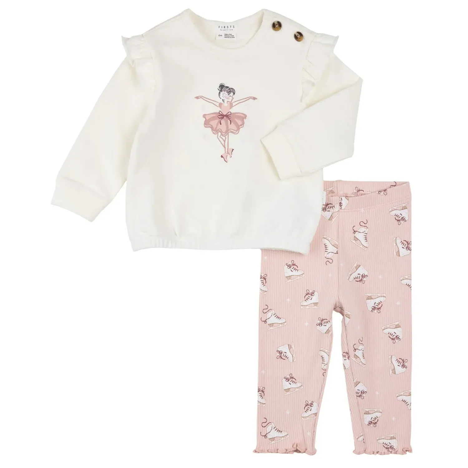 Ensemble chandail et legging patineuse E30B