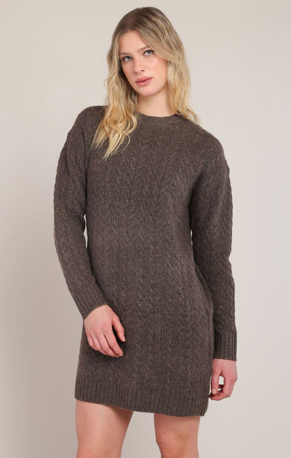 Robe tricotée torsadée 7513