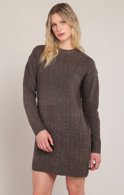 Robe tricotée torsadée 7513