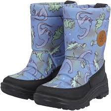 Bottes d'hiver pour enfants dino