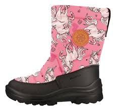 Bottes d'hiver pour enfants Licorne