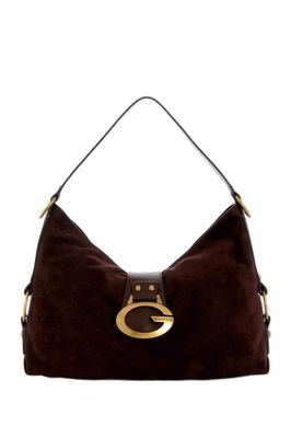 Sac à épaule en suède expresso