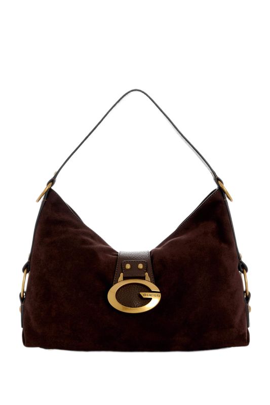 Sac à épaule en suède expresso