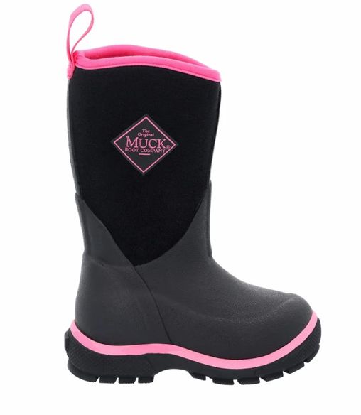 Chaussures muck pour enfants element lilbig noir/rose 401