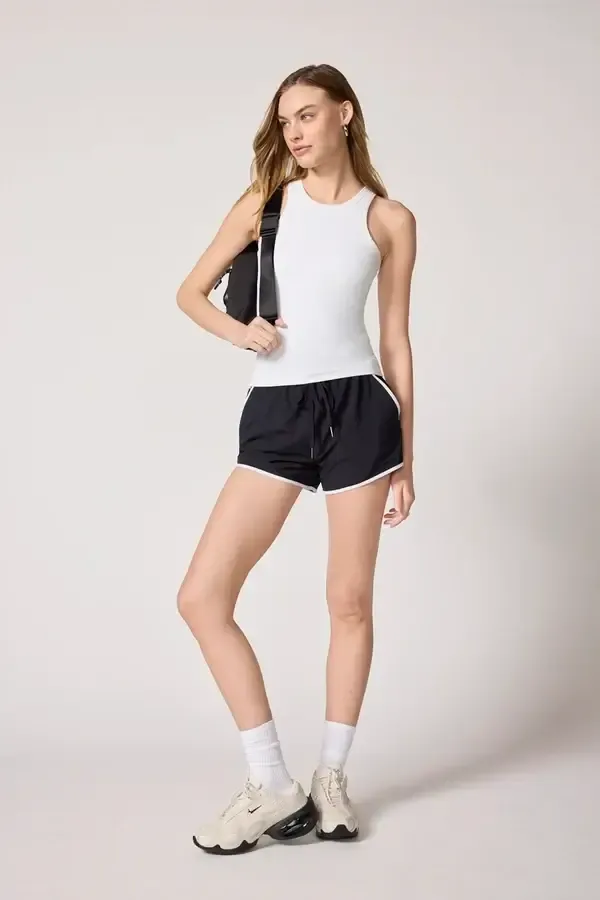 Camisole côtelé avec support 1307