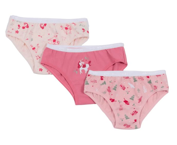 Ensemble de 3 bobettes -rose