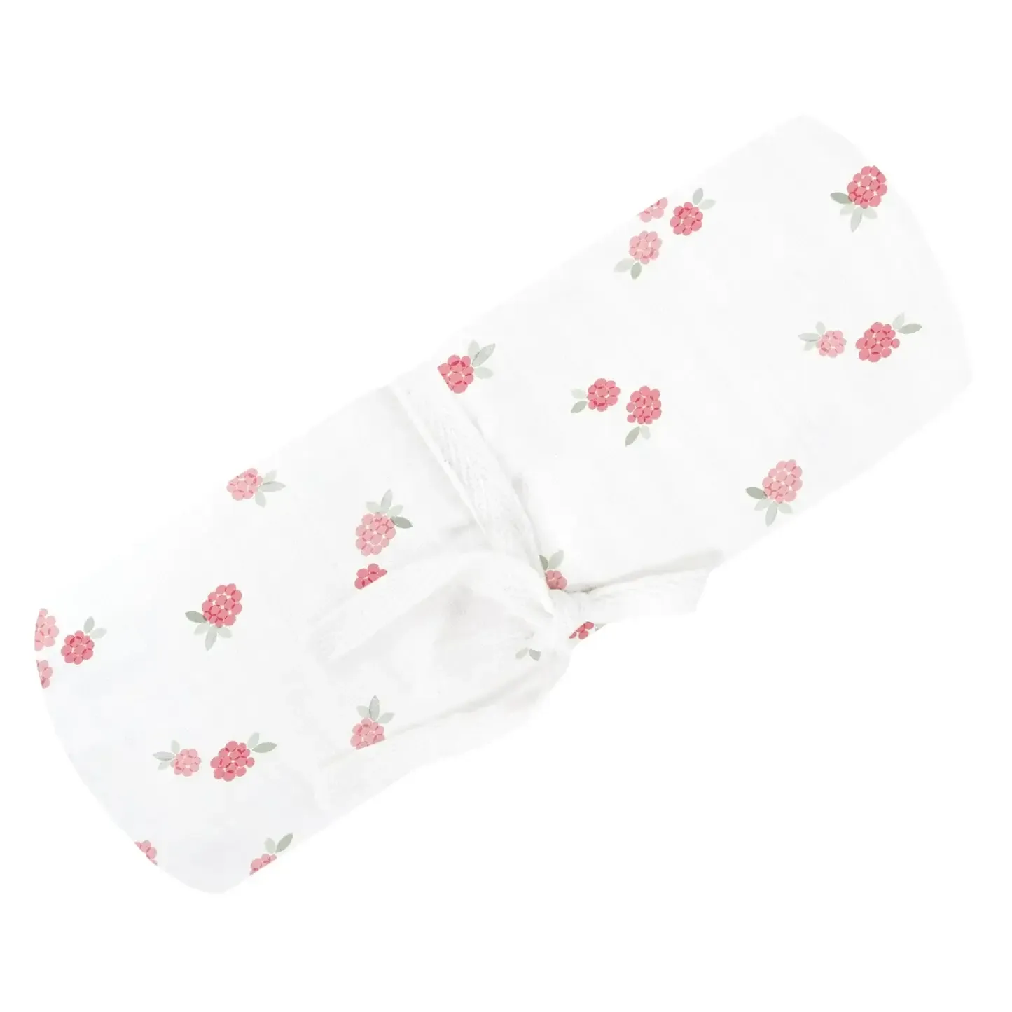 Couverture en mousseline- framboise