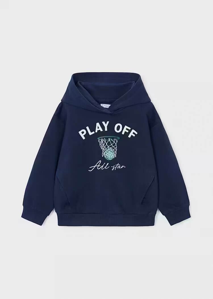 Sweater à capuche brodé 4456