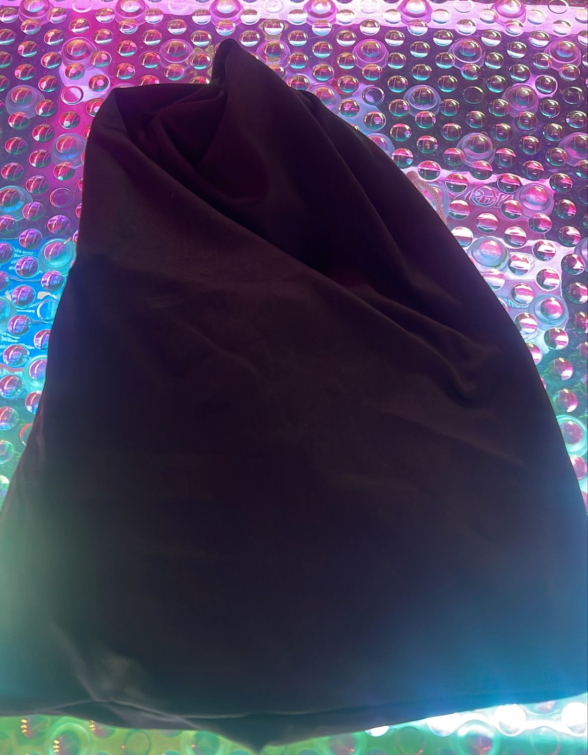Black money bag