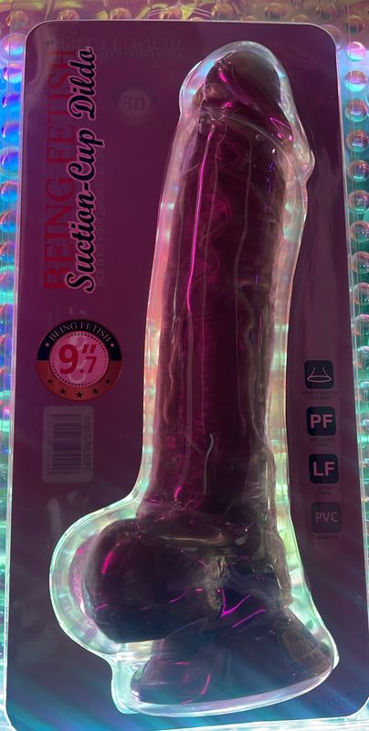 Suction Cup Dildo 9.7” BRWN