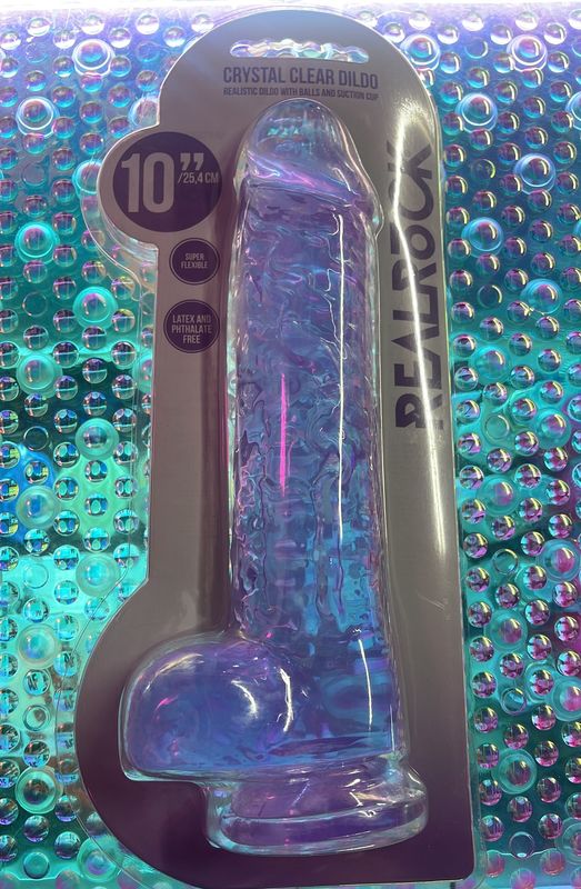 Real Cock 10in &quot;Clear&quot;