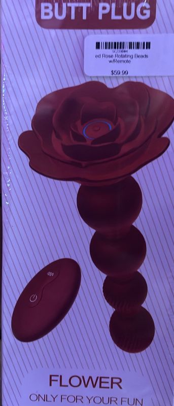 Red Rose Rotating Beads w/Remote