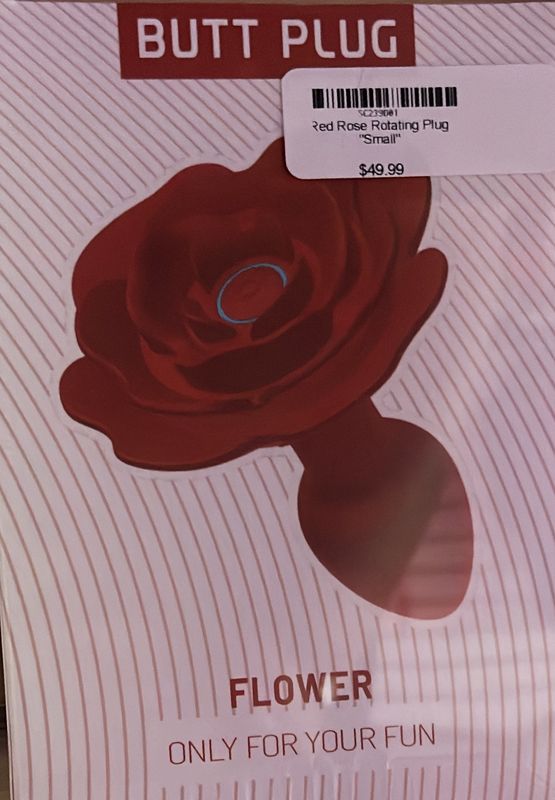 Red Rose Rotating Plug &quot;Small&quot;