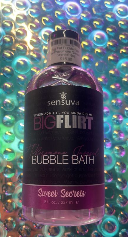 Big Flirt Bubble Bath w/Pheromone &quot;Sweet Secrets&quot; 8oz