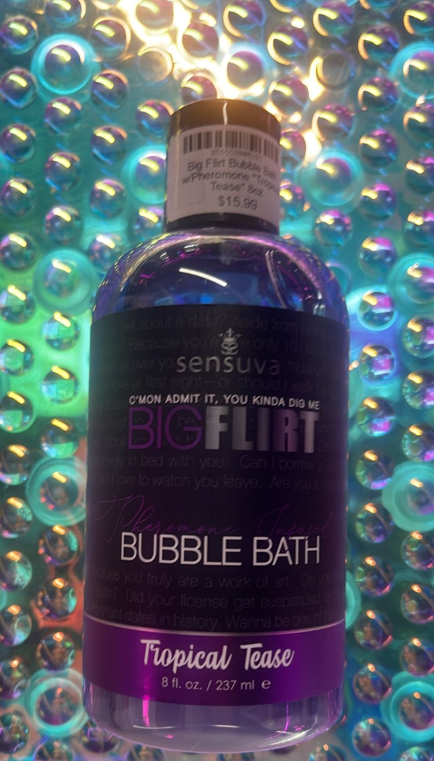 Big Flirt Bubble Bath w/Pheromone &quot;Tropical Tease&quot; 8oz