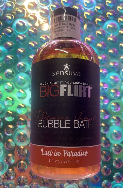 Big Flirt Bubble Bath w/Pheromone &quot;Lust In Paradise&quot; 8oz
