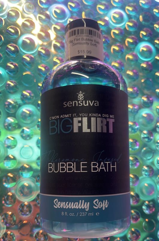 Big Flirt Bubble Bath w/Pheromone &quot;Sensually Soft&quot; 8oz