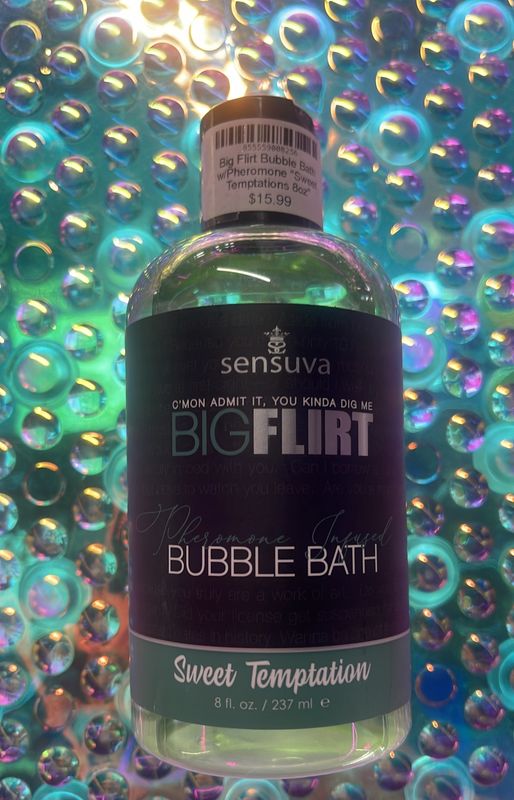 Big Flirt Bubble Bath w/Pheromone &quot;Sweet Temptations 8oz&quot;