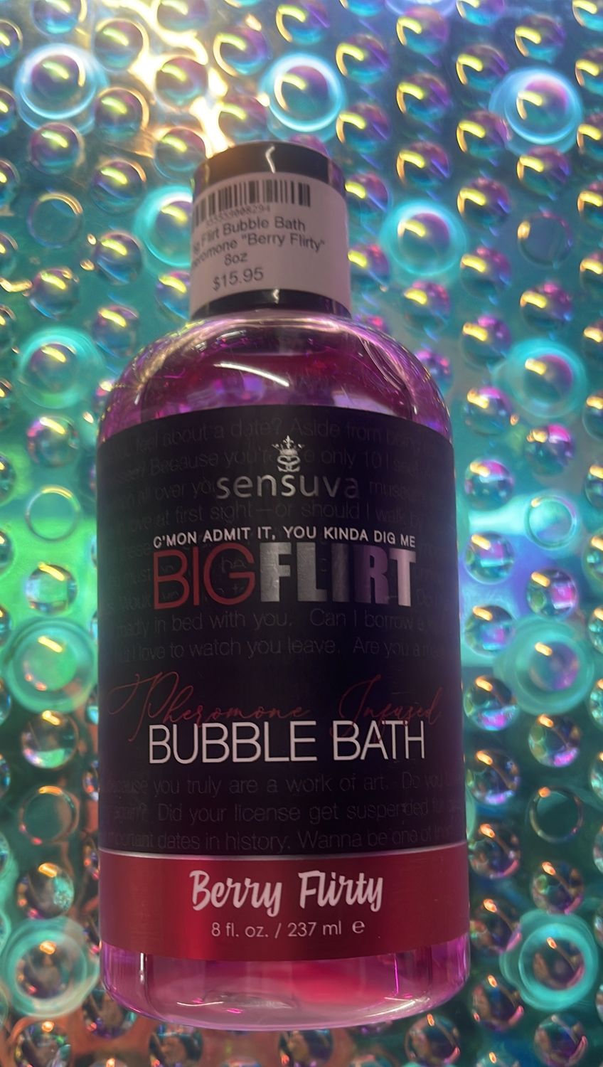 Big Flirt Bubble Bath w/Pheromone &quot;Berry Flirty&quot; 8oz