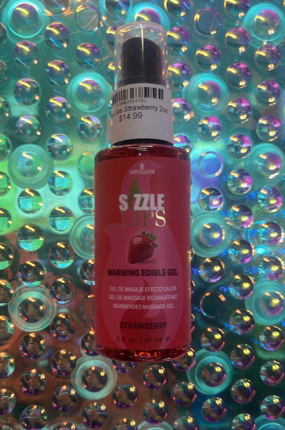 Sizzle Lips &quot;Strawberry&quot; 2oz