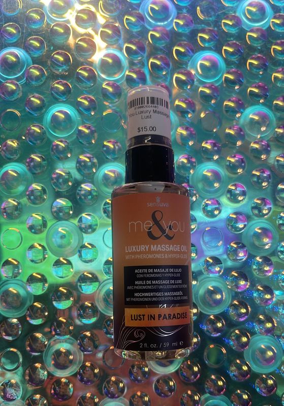 Me &amp; You Luxury Massage Oil Lust