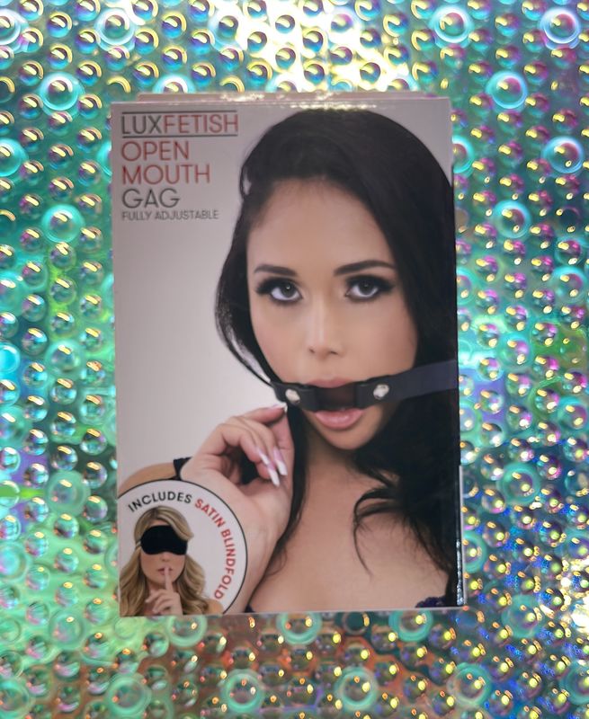 Open Mouth Gag w/Blindfold