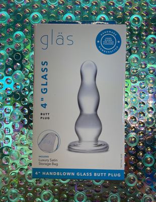 4&quot; Handblown Glass Plug