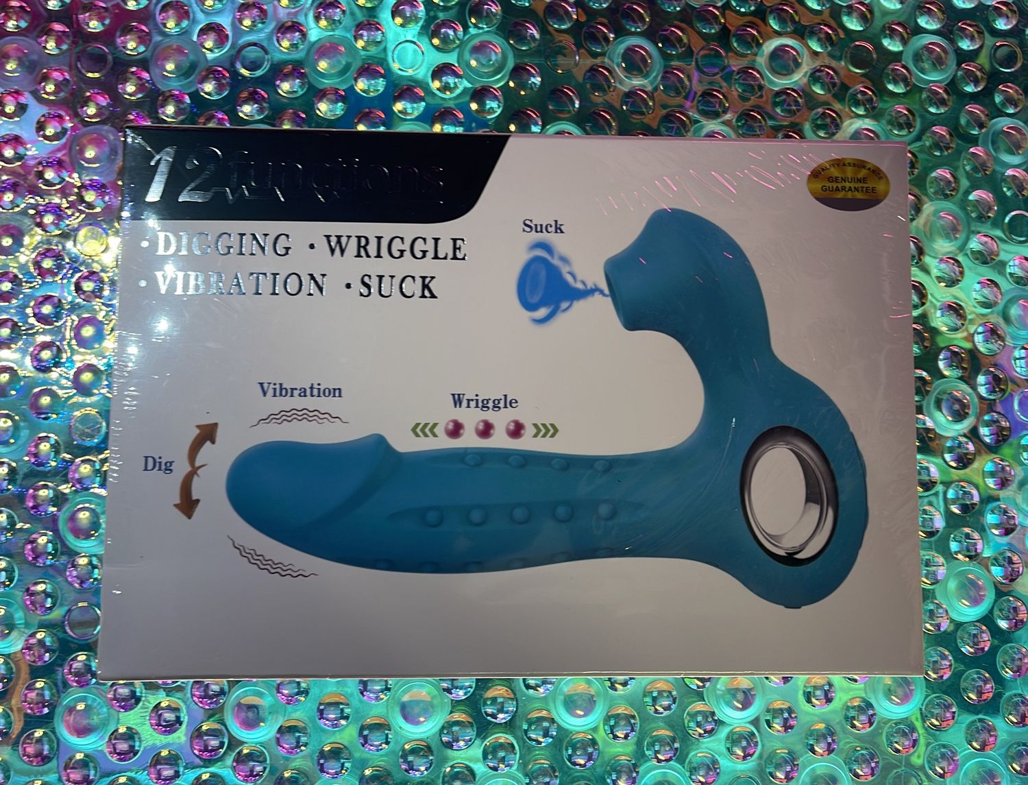 Digging Wriggle  Dildo(Red)