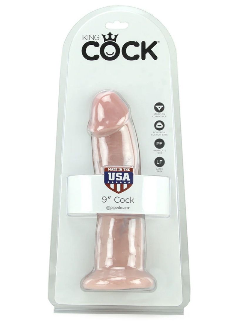 King Cock 9in &quot;Flesh&quot;