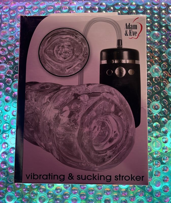 Vibrating &amp; Sucking Stroker
