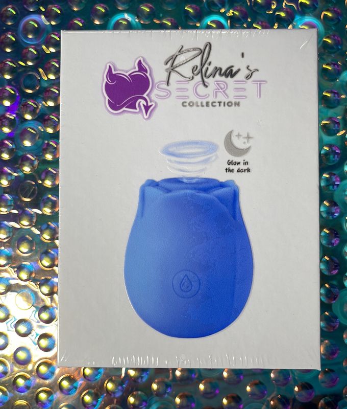 &quot;Glow in the Dark&quot; Electric Blue Rose