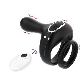Double Cockring &amp; Taint Stim w/Remote