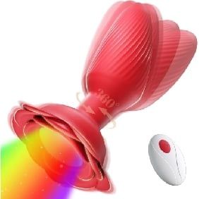 Red Light Up 360 Plug w/Remote