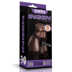 7.5&quot; Easy Strap On Set &quot;Black&quot;