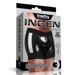 Chic Strap-On Shorts Size: L/XL