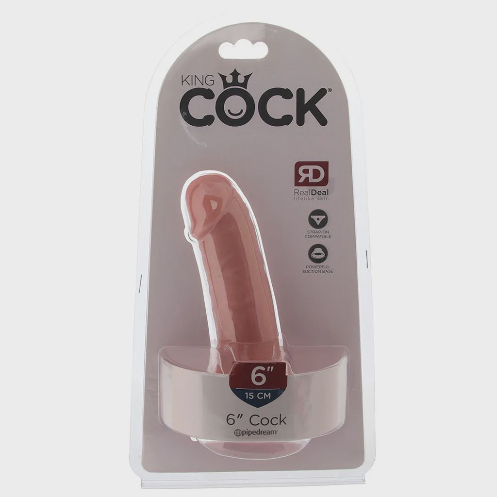 King Cock 6in "Flesh" Dildo