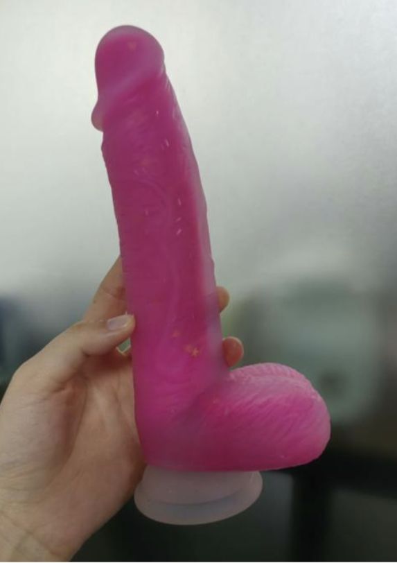 Purple Starry Dildo 8'