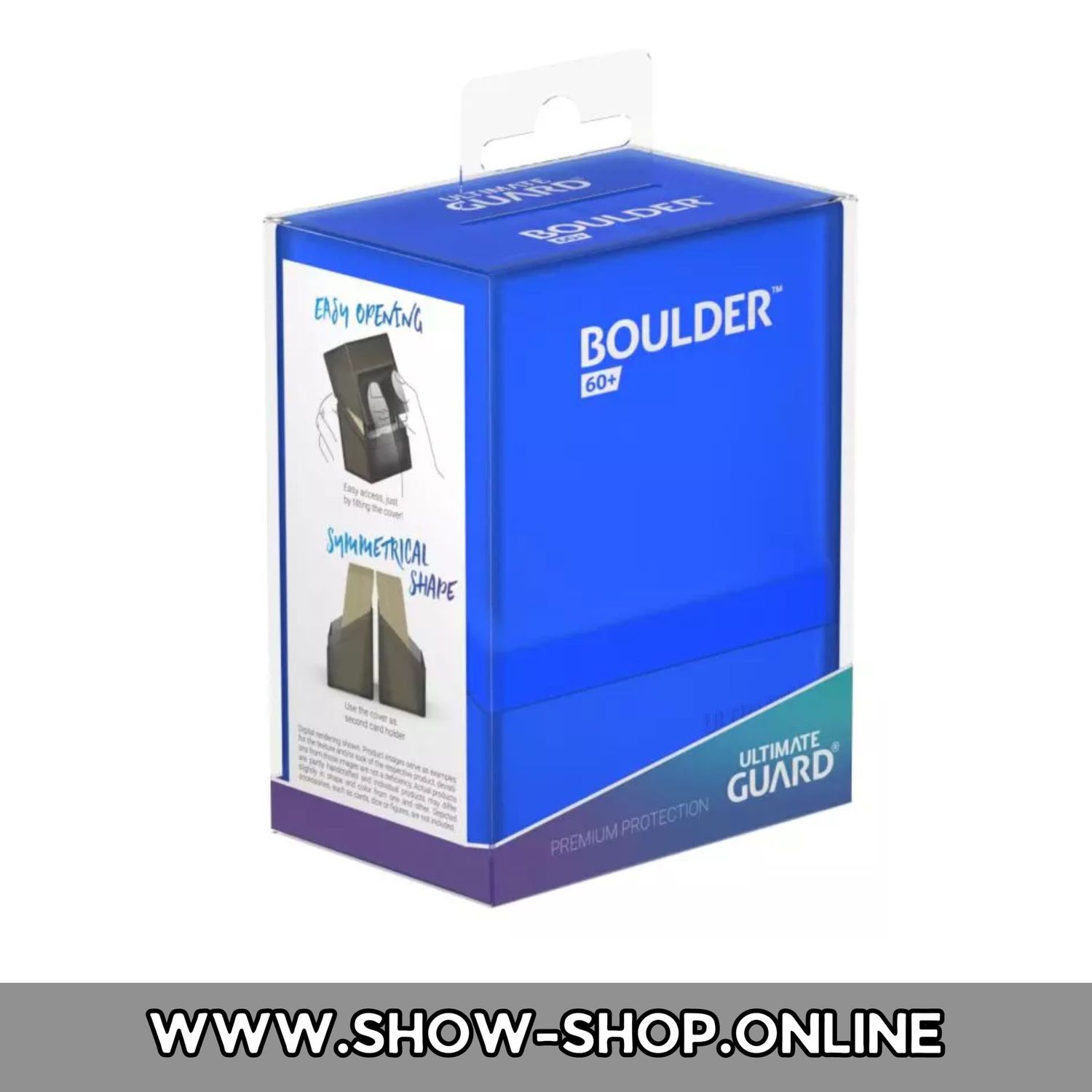 Ultimate Guard Boulder Deckbox 60+ Standardgröße Sapphire