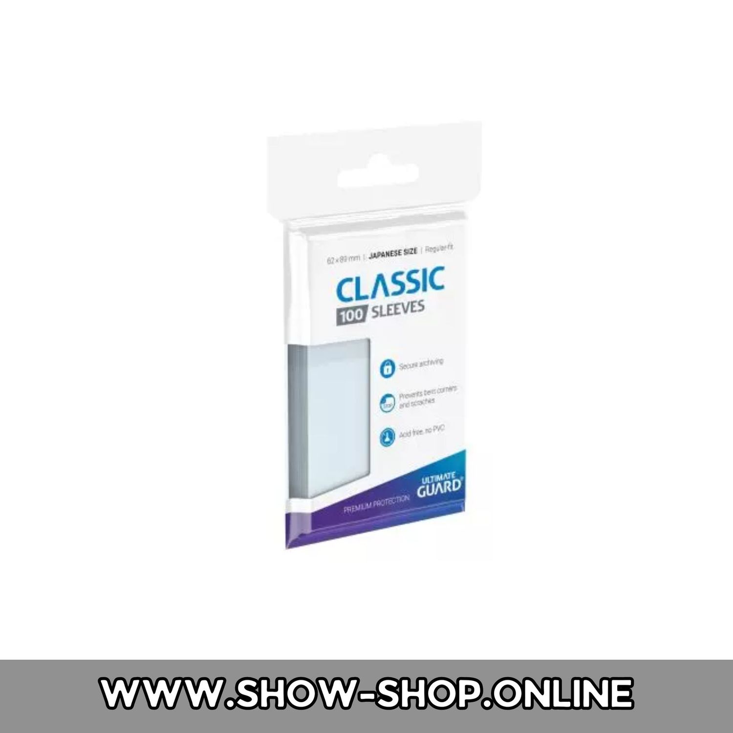 Ultimate Guard Classic Soft Sleeves Japanische Größe Transparent (100)