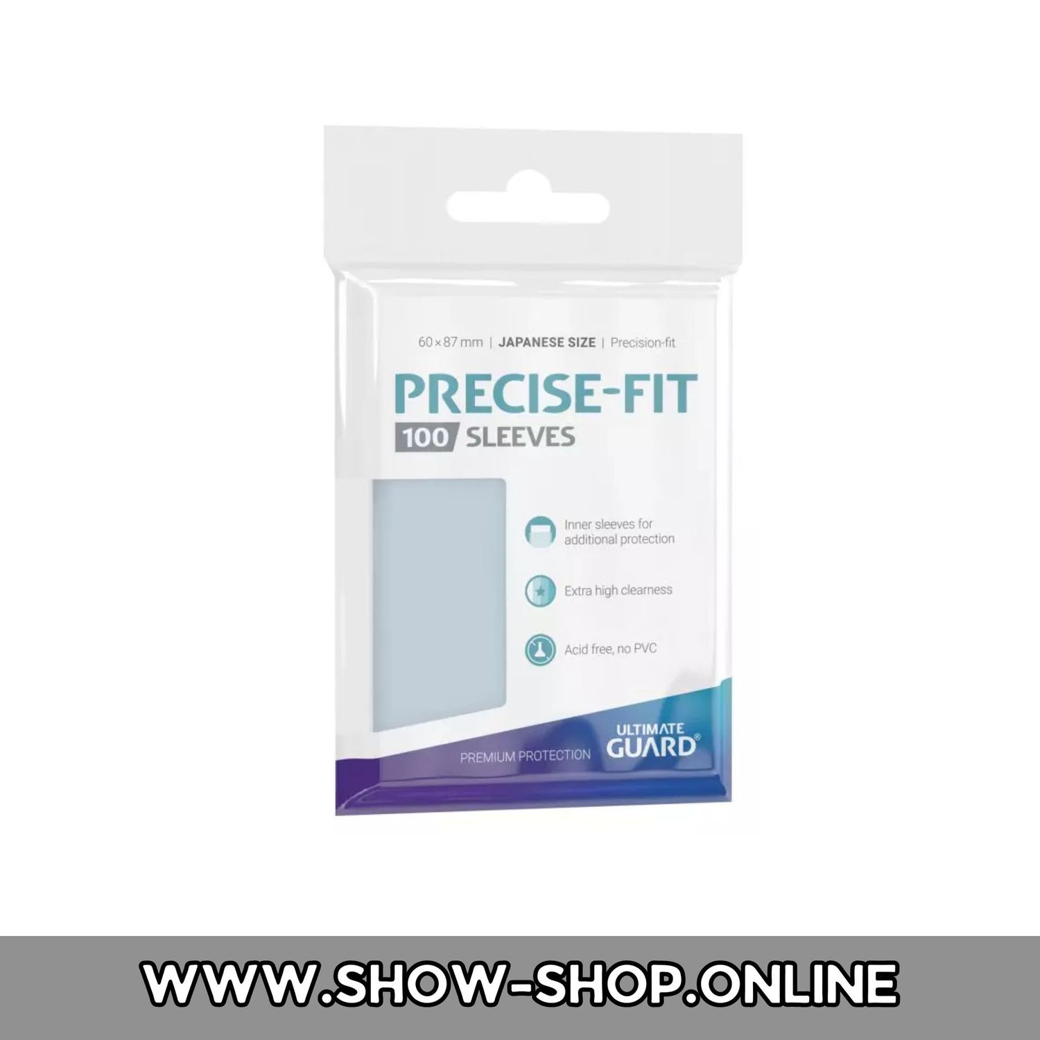 Ultimate Guard Precise-Fit Sleeves Japanische Größe Transparent (100)