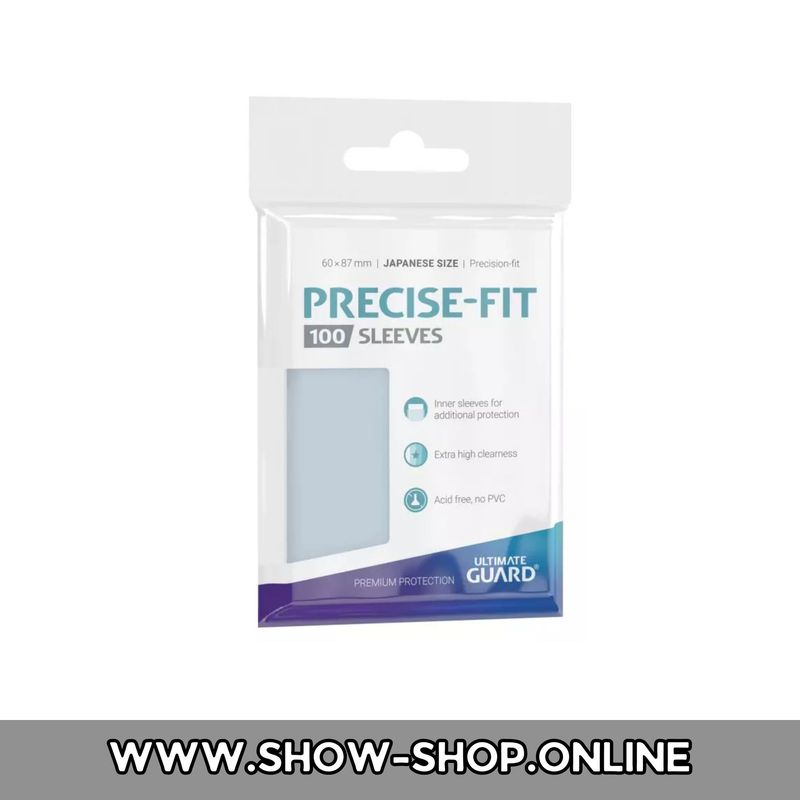 Ultimate Guard Precise-Fit Sleeves Japanische Größe Transparent (100)