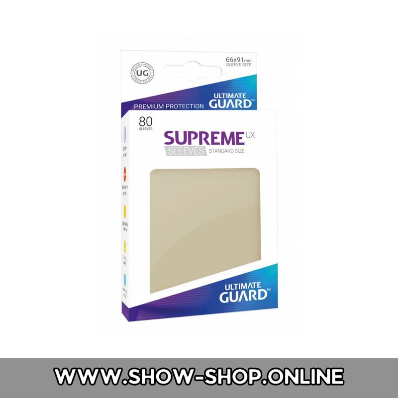 Ultimate Guard Supreme UX Sleeves Standardgröße Sand (80)