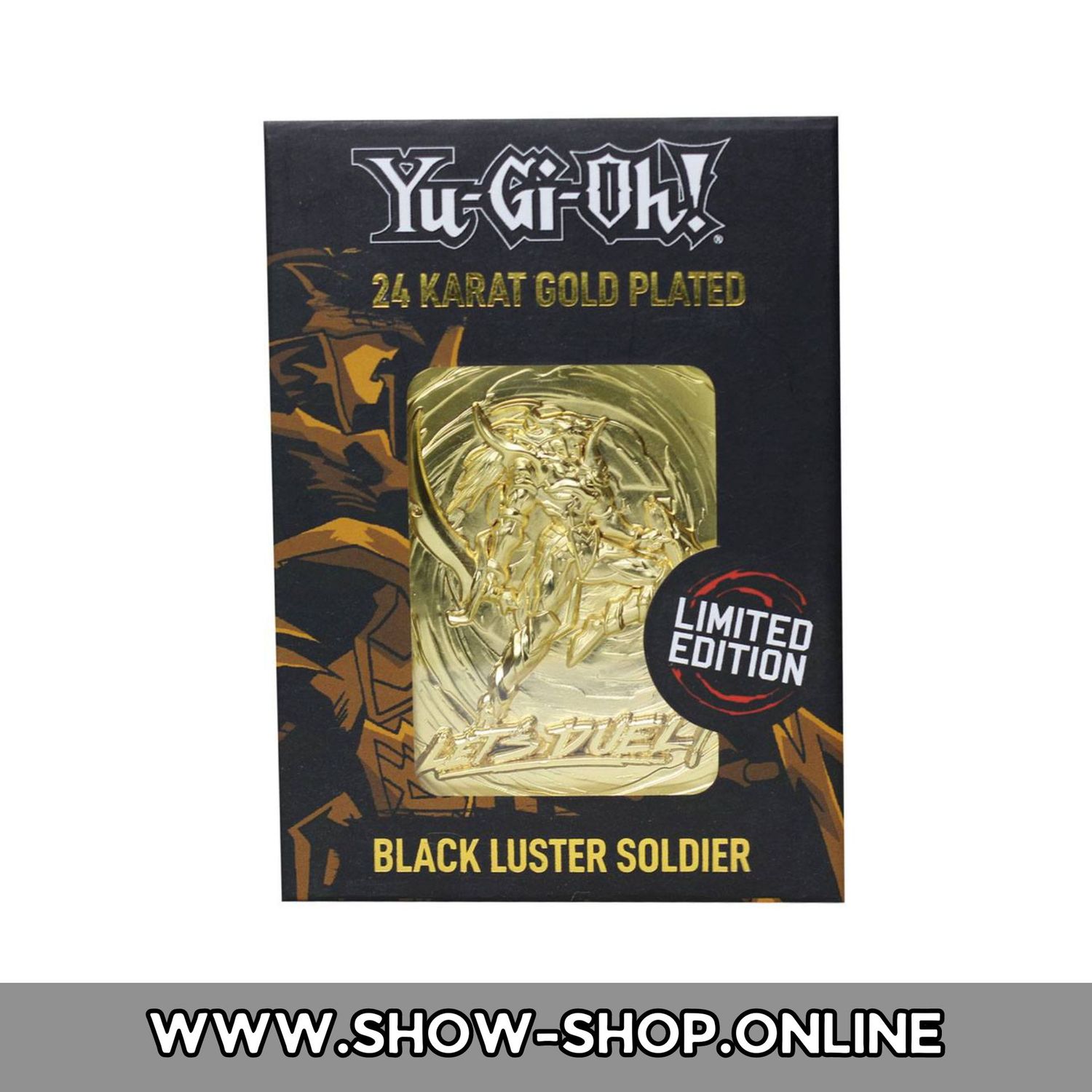 Black Luster Soldier 24 KARAT VERGOLDETE METALL KARTE - 5000 STÜCK AUFLAGE