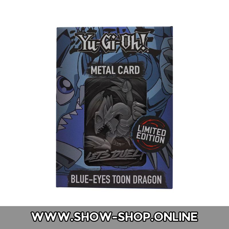 Blue Eyes Toon Dragon METALL KARTE - 9995 STÜCK AUFLAGE