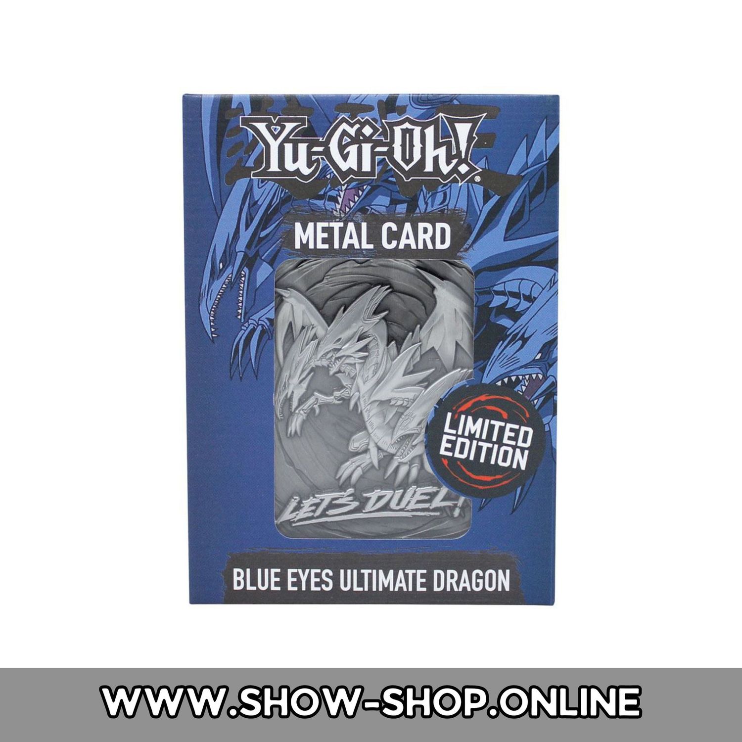 Blue Eyes Ultimate Dragon METALL KARTE - 9995 STÜCK AUFLAGE