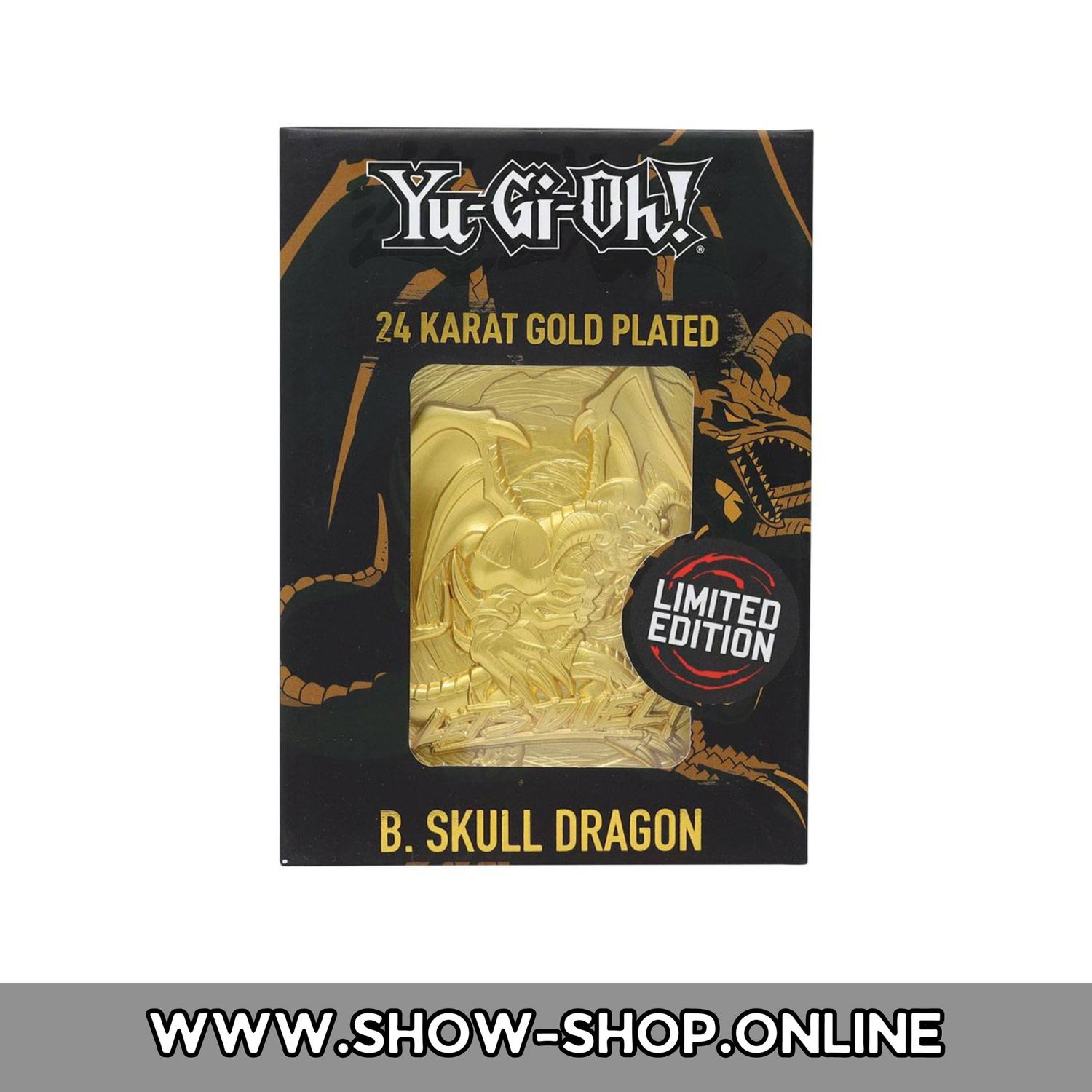B. Skull Dragon 24 KARAT VERGOLDETE METALL KARTE - 5000 STÜCK AUFLAGE