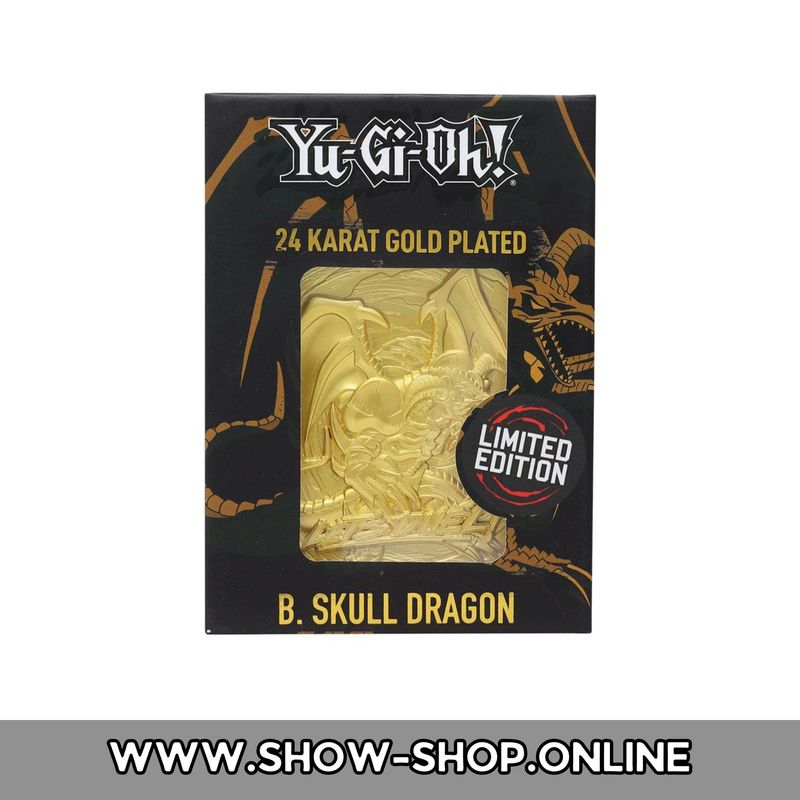 B. Skull Dragon 24 KARAT VERGOLDETE METALL KARTE - 5000 STÜCK AUFLAGE