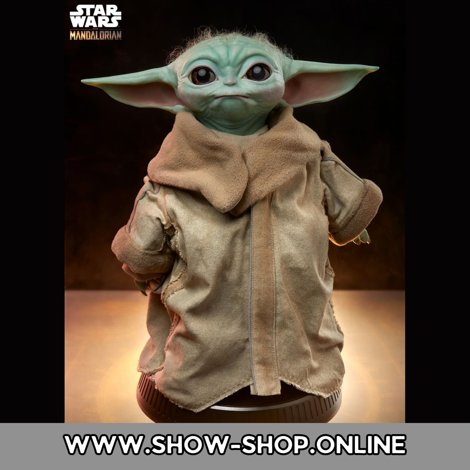 SIDESHOW Star Wars The Mandalorian Life-Size Statue The Child Grogu 42 cm